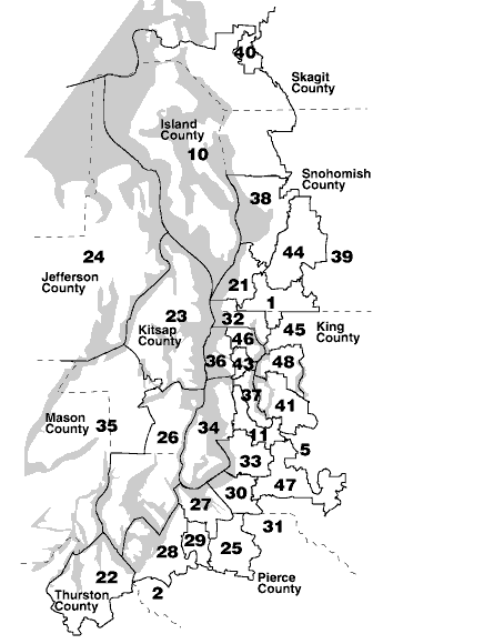 Washington State Democrats - Legislative District Maps